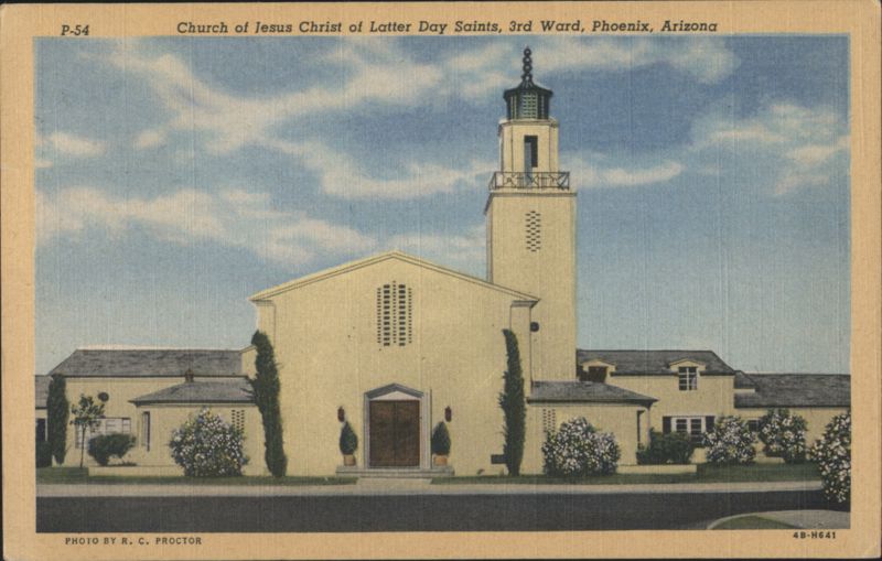 Church of Jesus Christ of Latter Day Saints, 3rd Ward Phoenix Arizona