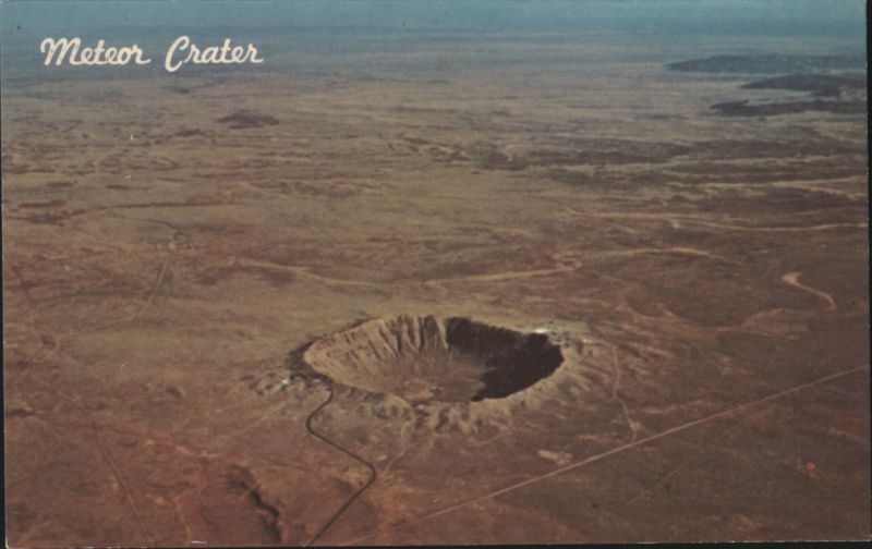 Meteor Crater Winslow Arizona Bob Petley
