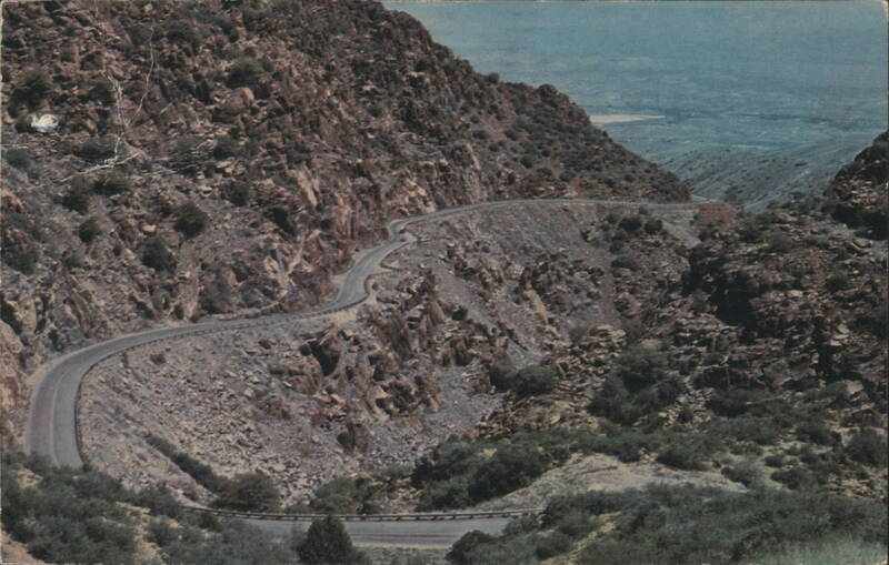 Winding Scenic Route on Hiway 89A Jerome Arizona Reg Howlett
