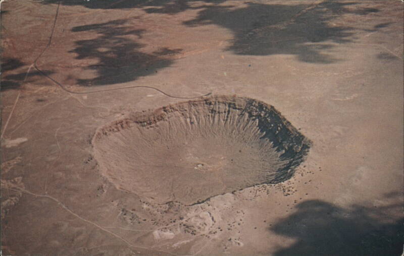 Meteor Crater, Aerial View From South Gene Aiken Astronomy