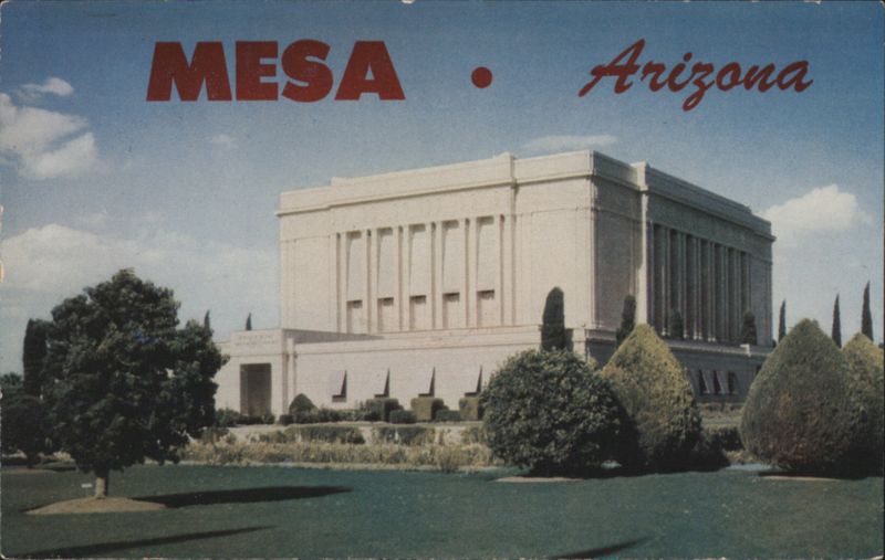 Mormon Temple, Mesa, Arizona Bolty