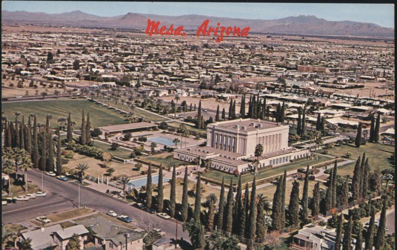 Mesa, Arizona, Aerial View of Mormon Temple Bob Petley