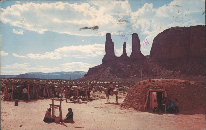 The Three Sisters in Monument Valley Sedona Arizona