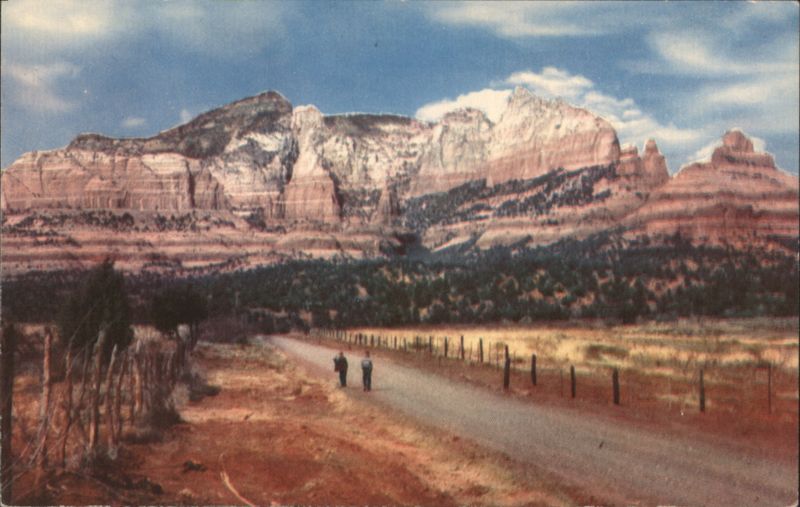 Sandstone Formations, Oak Creek Canyon Flagstaff Arizona