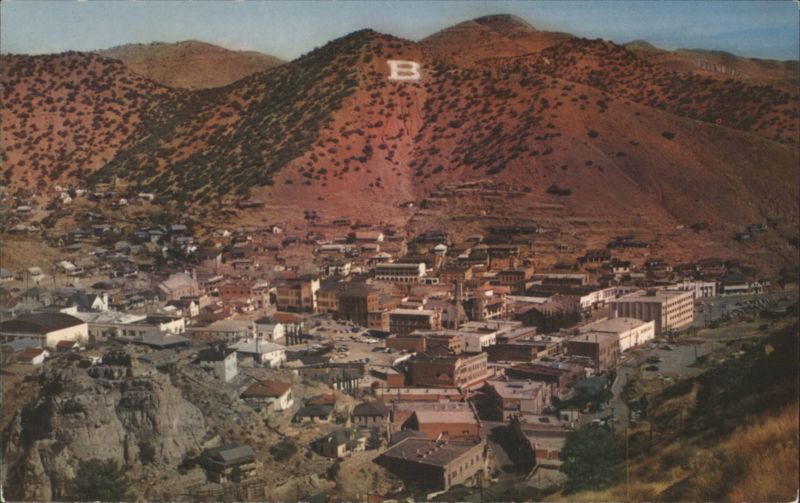 View of Main St., Bisbee, From Quality Hill Arizona