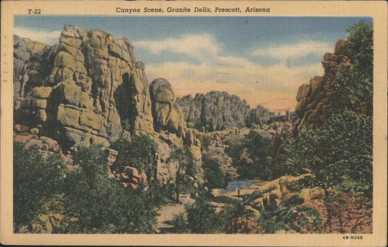 Canyon Scene, Granite Dells, Prescott, Arizona