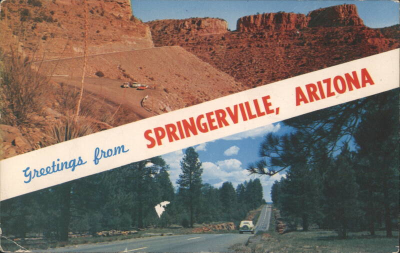 Greetings from Springerville, Arizona Bob Petley