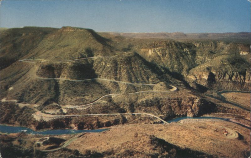 Switchbacks Through Salt River Canyon Arizona Hubert Lowman
