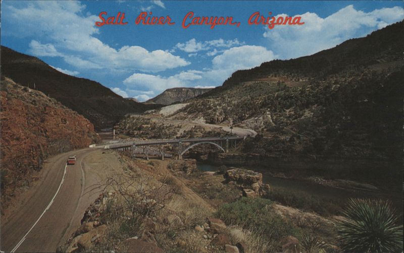 Highway Bridge, Salt River Canyon Arizona Bob Petley