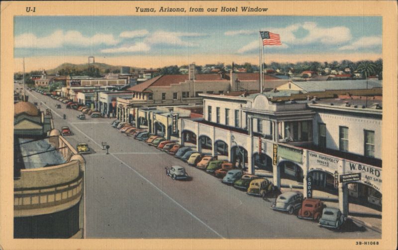 Yuma, Arizona, from our Hotel Window