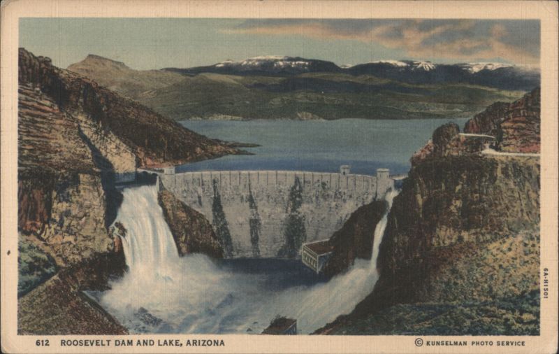 Roosevelt Dam and Lake, Arizona Roger Whitney
