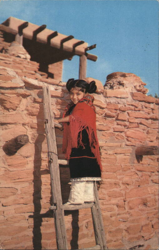 Hopi Indian Girl H. S. Crocker Native Americana