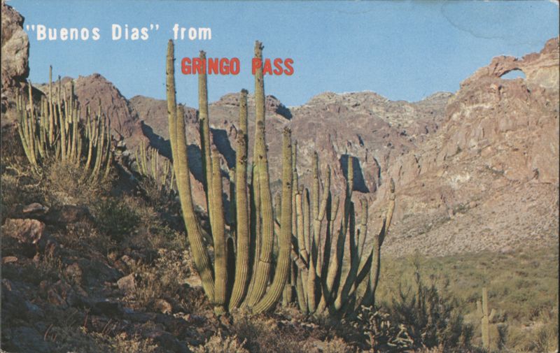 Buenos Dias from Gringo Pass Arizona