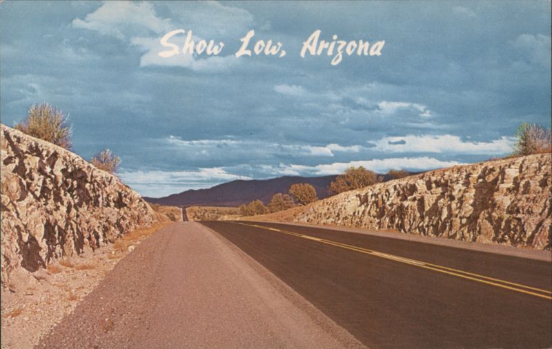 Beautiful U.S. Highway 60 Through the Show Low and Springerville Country Arizona