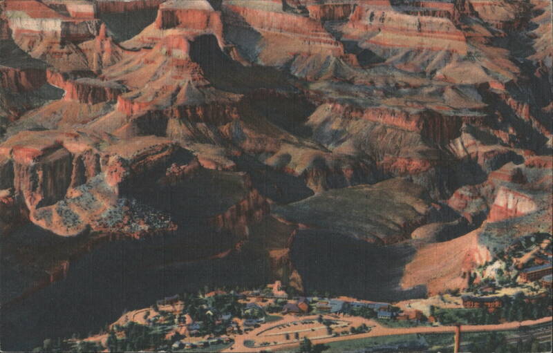 Grand Canyon From the Air TWA Air Lines Grand Canyon National Park