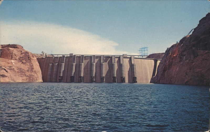 Glen Canyon Dam and Lake Powell Page Arizona