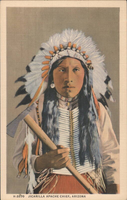 Jicarilla Apache Chief, Arizona Native Americana