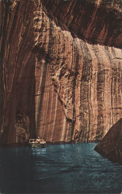 The Tapestry Wall, in Twilight Canyon on Lake Powell Utah