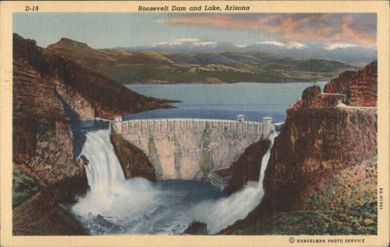 Roosevelt Dam and Lake, Arizona