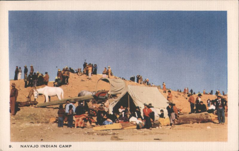 Navajo Indian Camp Native Americana