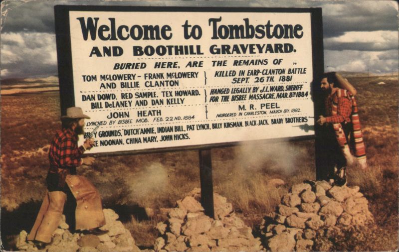 Welcome to Tombstone and Boothill Graveyard Arizona