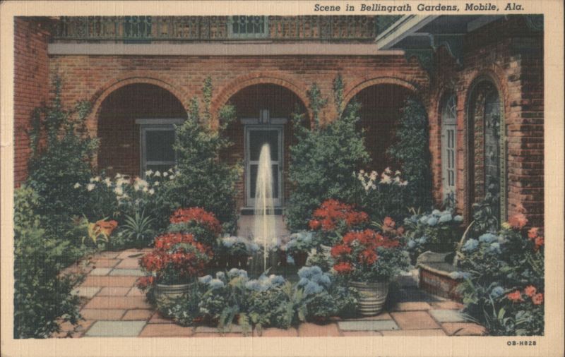 Scene in Bellingrath Gardens, Mobile, Ala. Alabama