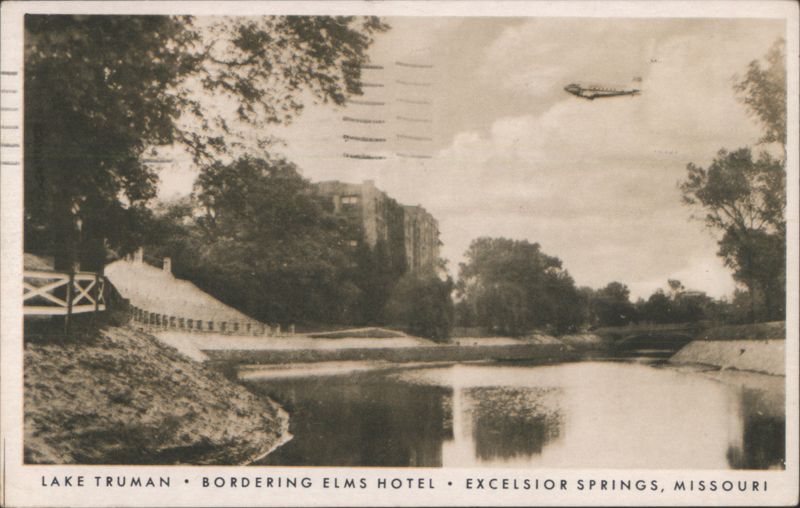 Lake Truman Bordering Elms Hotel Excelsior Springs Missouri