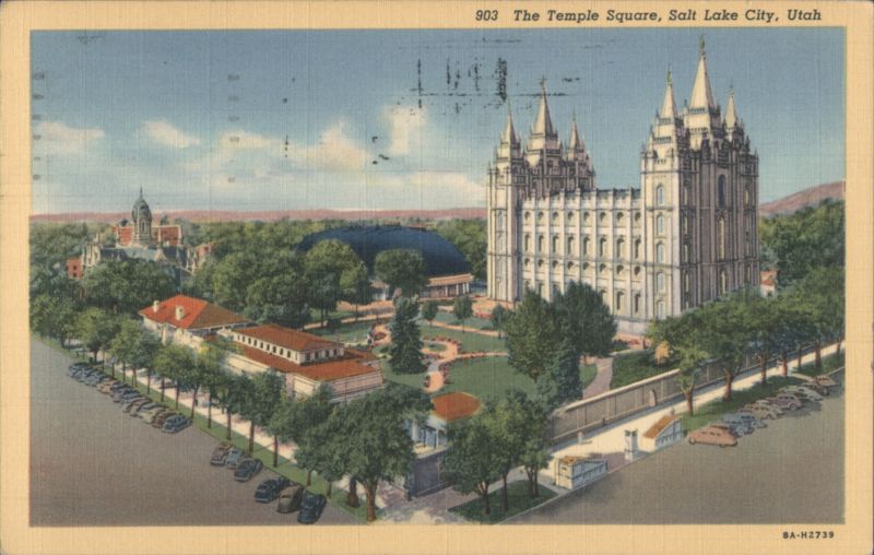 The Temple Square, Salt Lake City, Utah