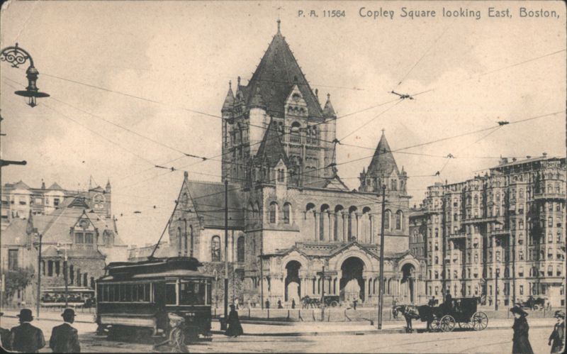 Copley Square looking East, Boston Massachusetts