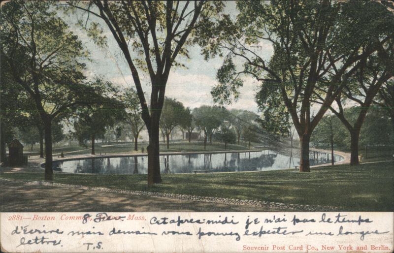 Boston Common Frog Pond, Mass. Massachusetts