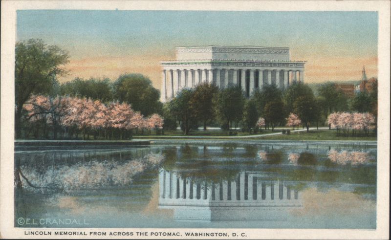 Lincoln Memorial from Across the Potomac Washington District of Columbia