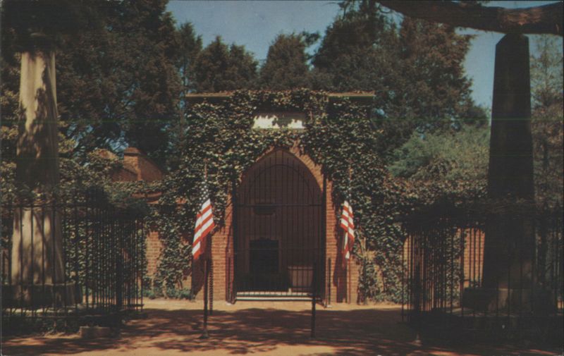 The Washington Tomb at Mount Vernon Virginia Walter H. Miller