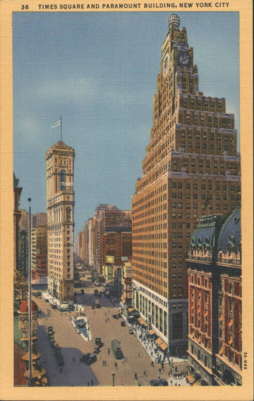 Times Square and Paramount Building, New York City