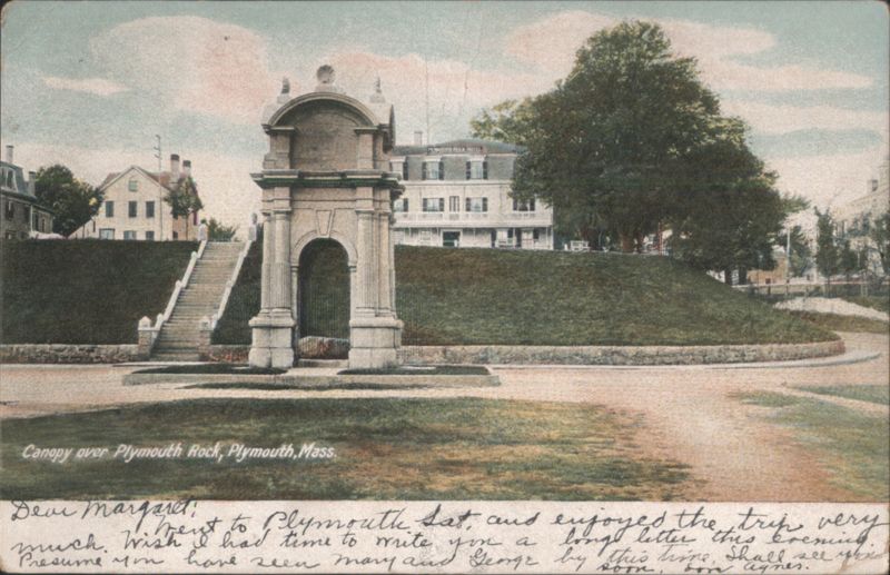 Canopy over Plymouth Rock Massachusetts