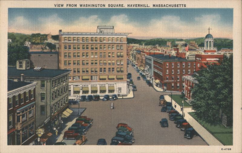 View From Washington Square Haverhill Massachusetts