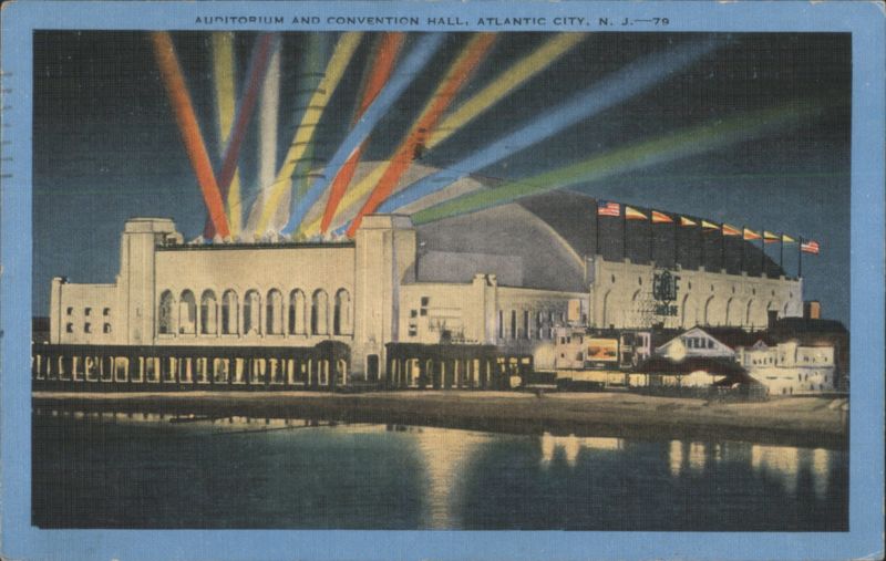 Auditorium and Convention Hall, Atlantic City New Jersey