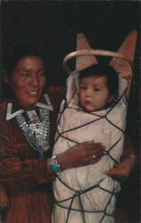 Navajo Mother and Child Postcard