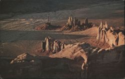 Aerial View of Monument Valley Postcard