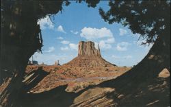 Mitten Butte in Monument Valley, Arizona-Utah Postcard
