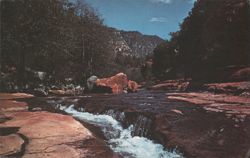 Slide Rock, Oak Creek Canyon Postcard