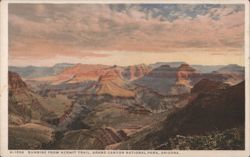 Sunrise from Hermit Trail, Grand Canyon National Park, Arizona Postcard