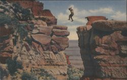 Leap for Life, Grand Canyon, AZ Postcard