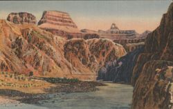 The Zoroaster and Colorado River, Grand Canyon Postcard