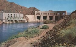 Parker Dam, Deepest Dam In The World, Colorado River Postcard
