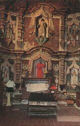 Chapel of the Suffering Savior, Mission San Xavier Del Bac Postcard