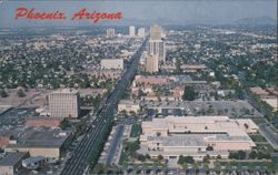 Central Avenue, Phoenix, Arizona Postcard