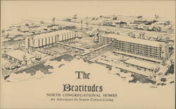 The Beatitudes North Congregational Homes Postcard