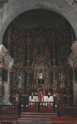 Altar of San Xavier Del Bac, Tucson, Arizona Postcard