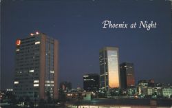 Phoenix at Night Postcard
