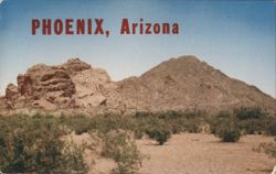 Camelback Mountain, Phoenix, Arizona Postcard
